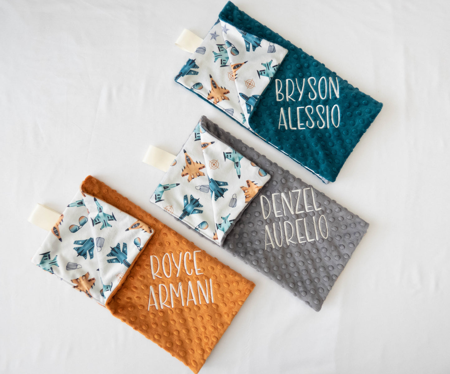 Fighter Jets Personalized Lovey Size