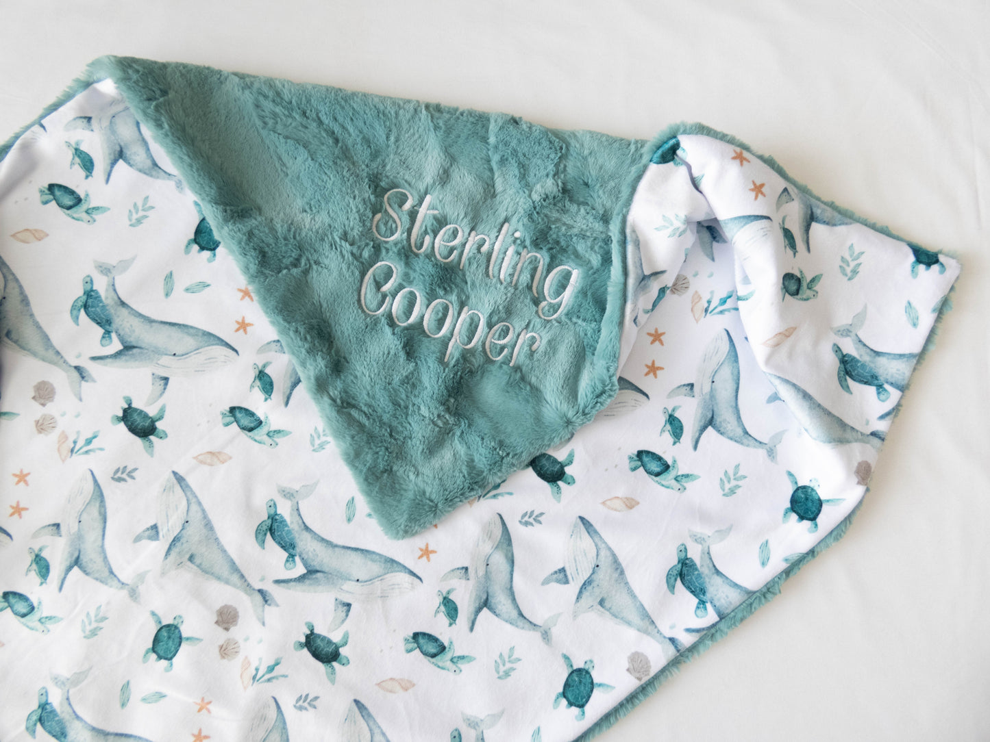 Under The Sea Personalized Baby Blanket