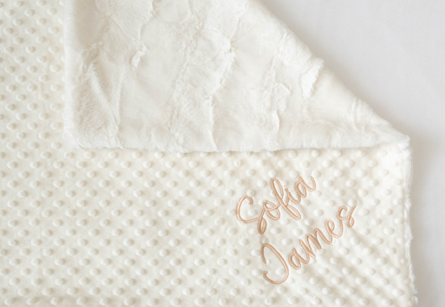 Solid Colors Personalized Baby Blanket