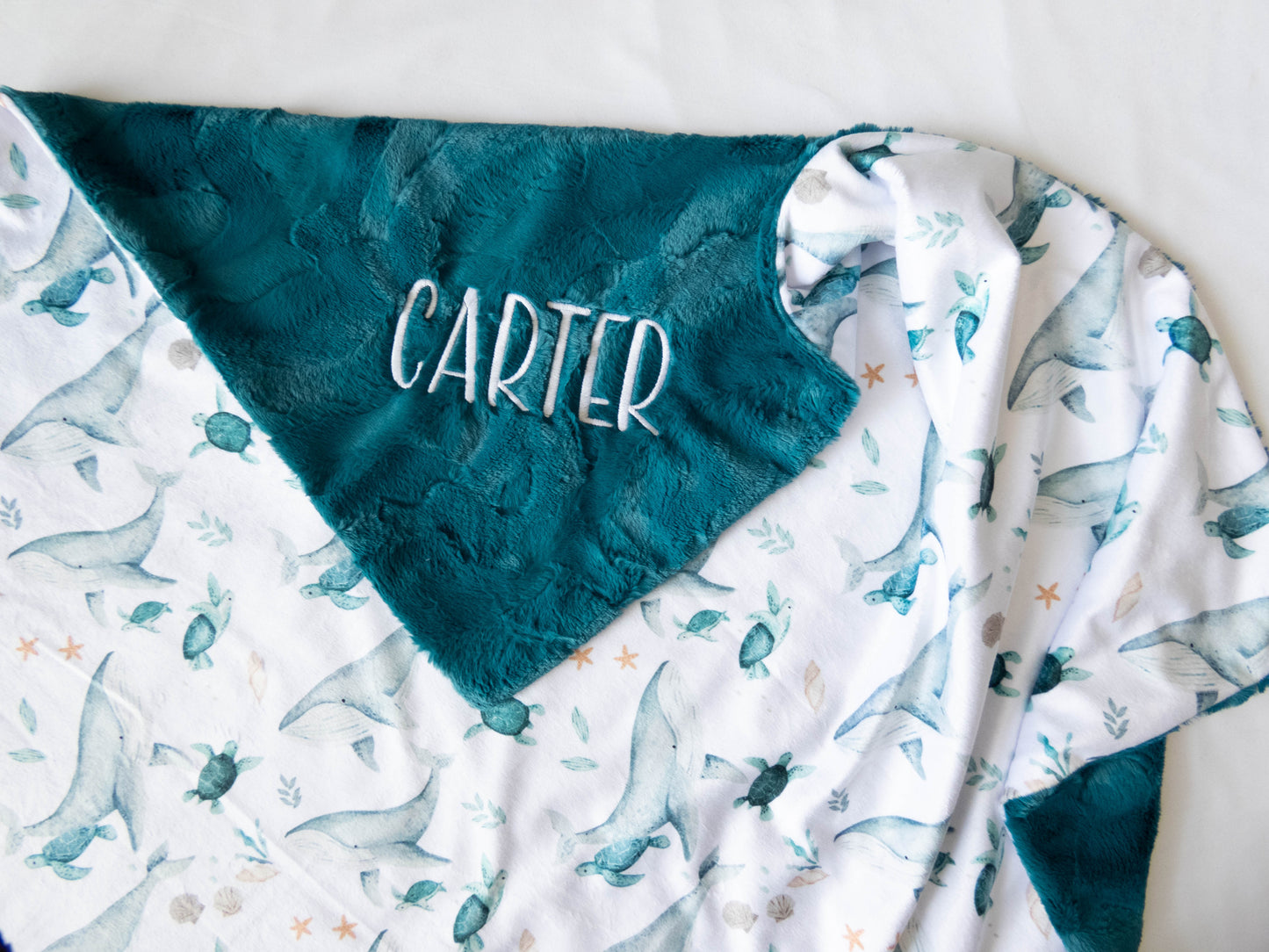Under The Sea Personalized Child Blanket