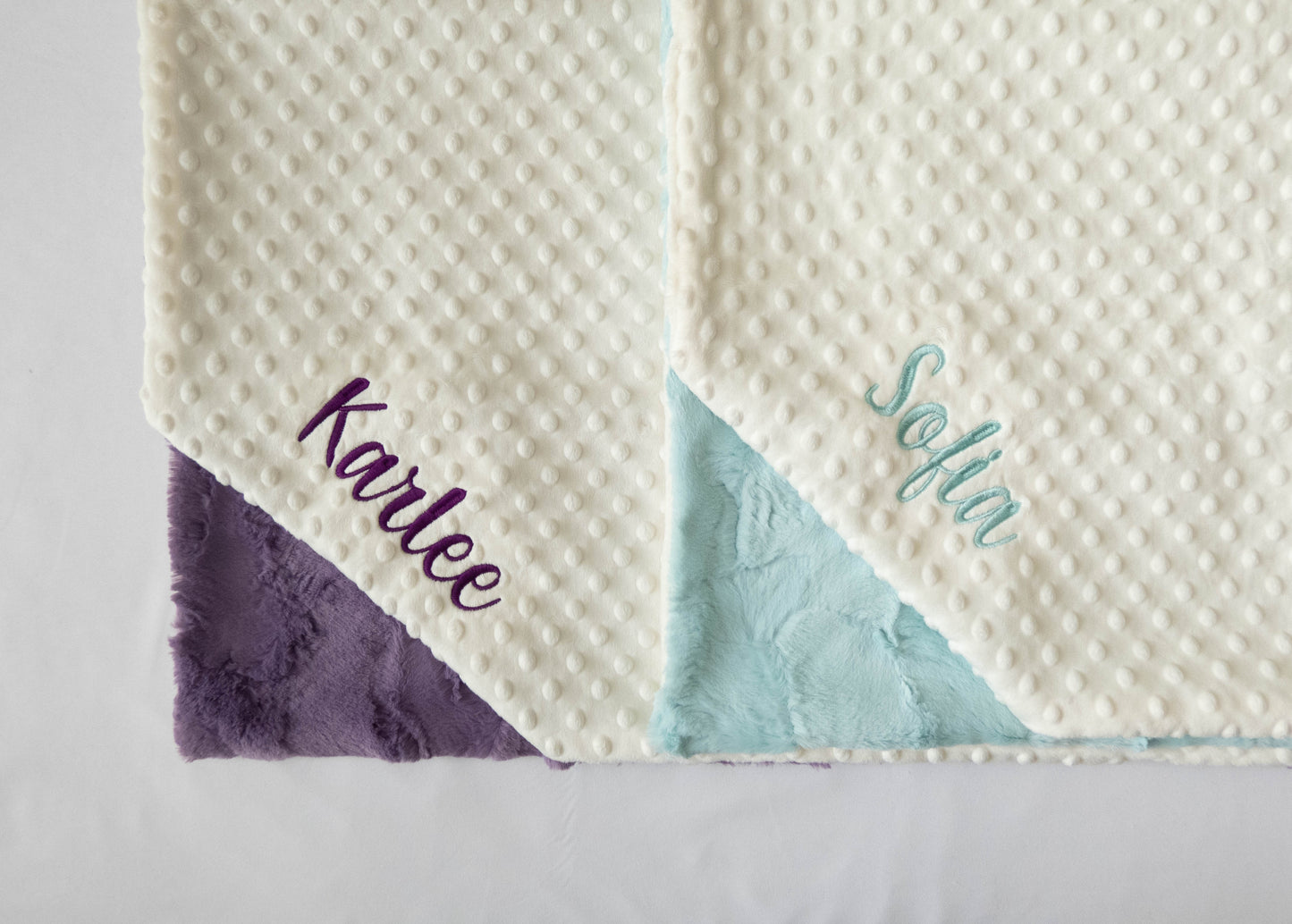 Solid Colors Personalized Baby Blanket