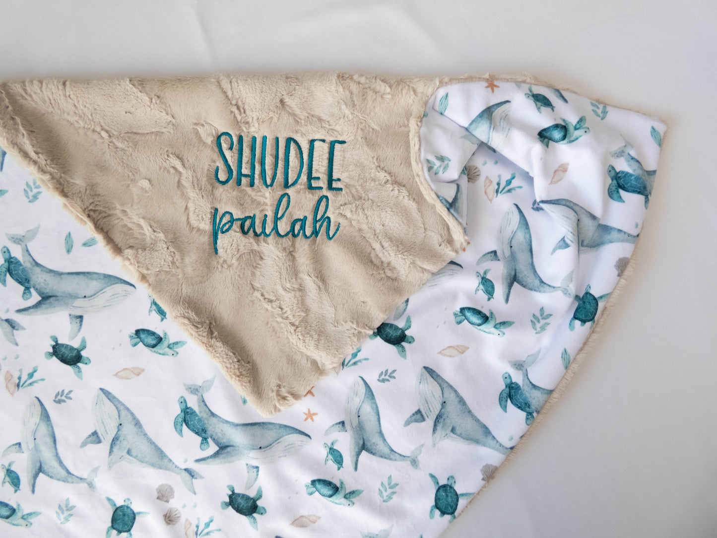Under The Sea Personalized Baby Blanket