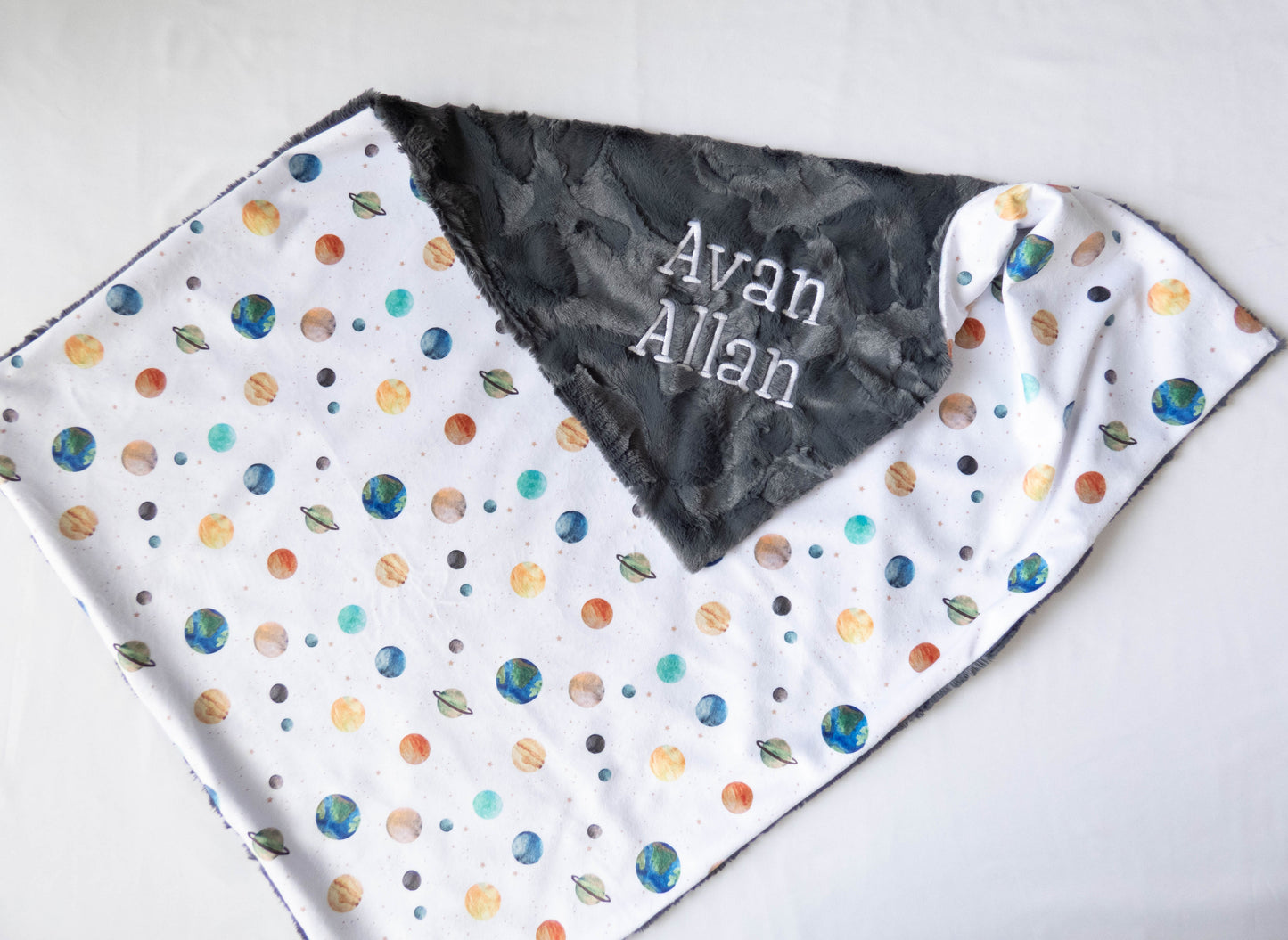Solar System Baby Blanket