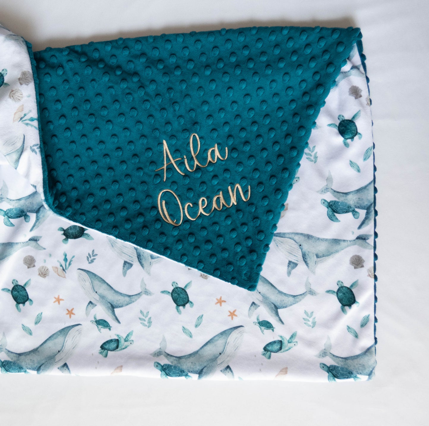 Under The Sea Personalized Child Blanket