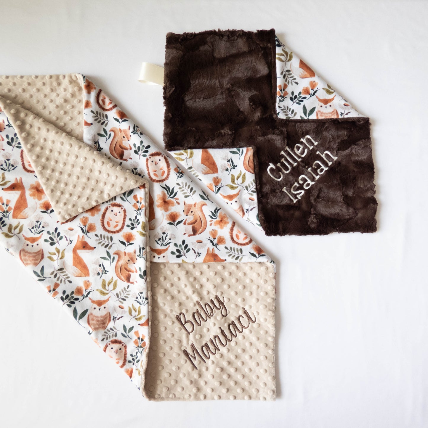 Wild Animal Party Personalized Lovey Size
