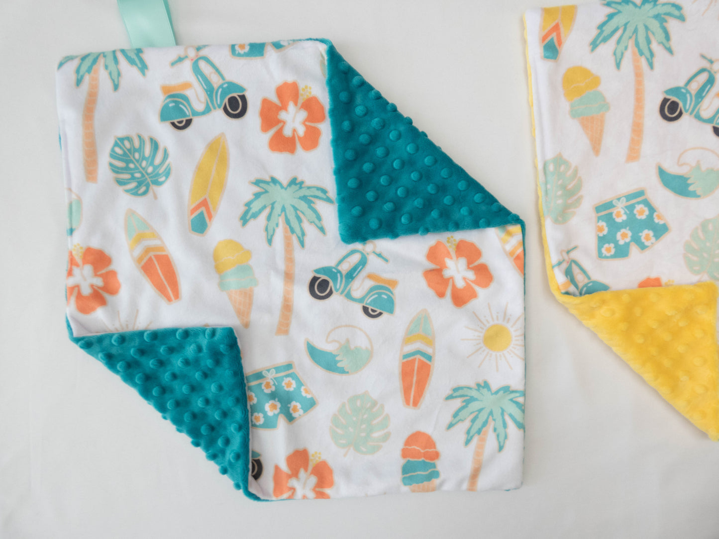 Surfer Dude Personalized Baby Blanket