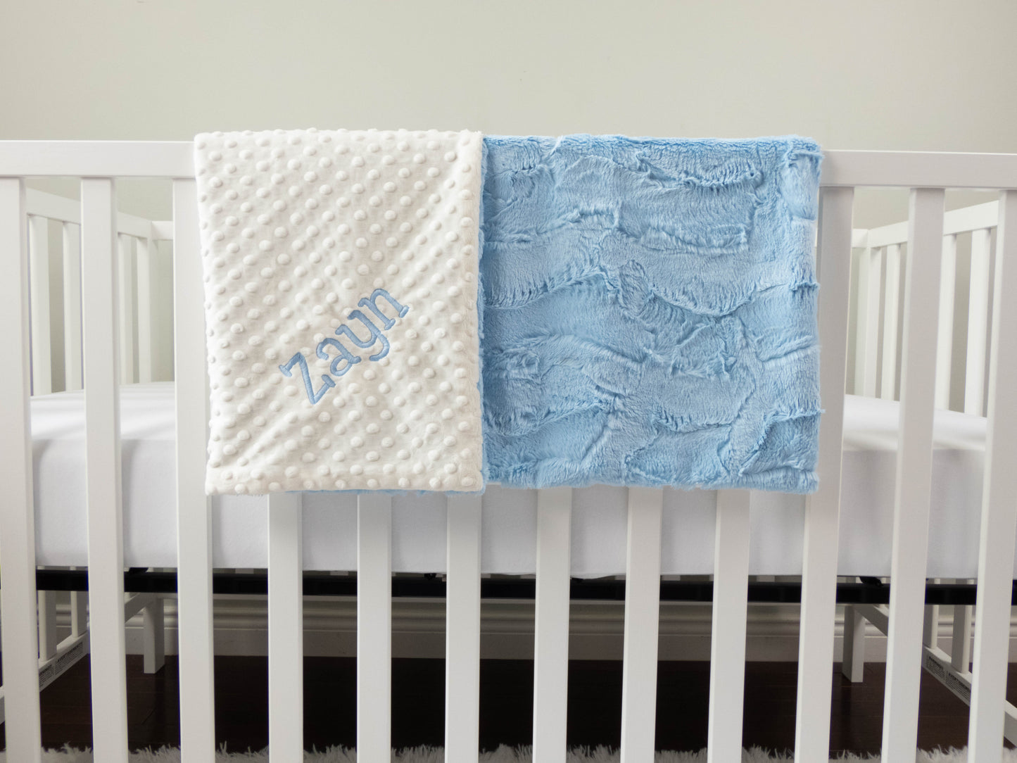 Solid Colors Personalized Baby Blanket