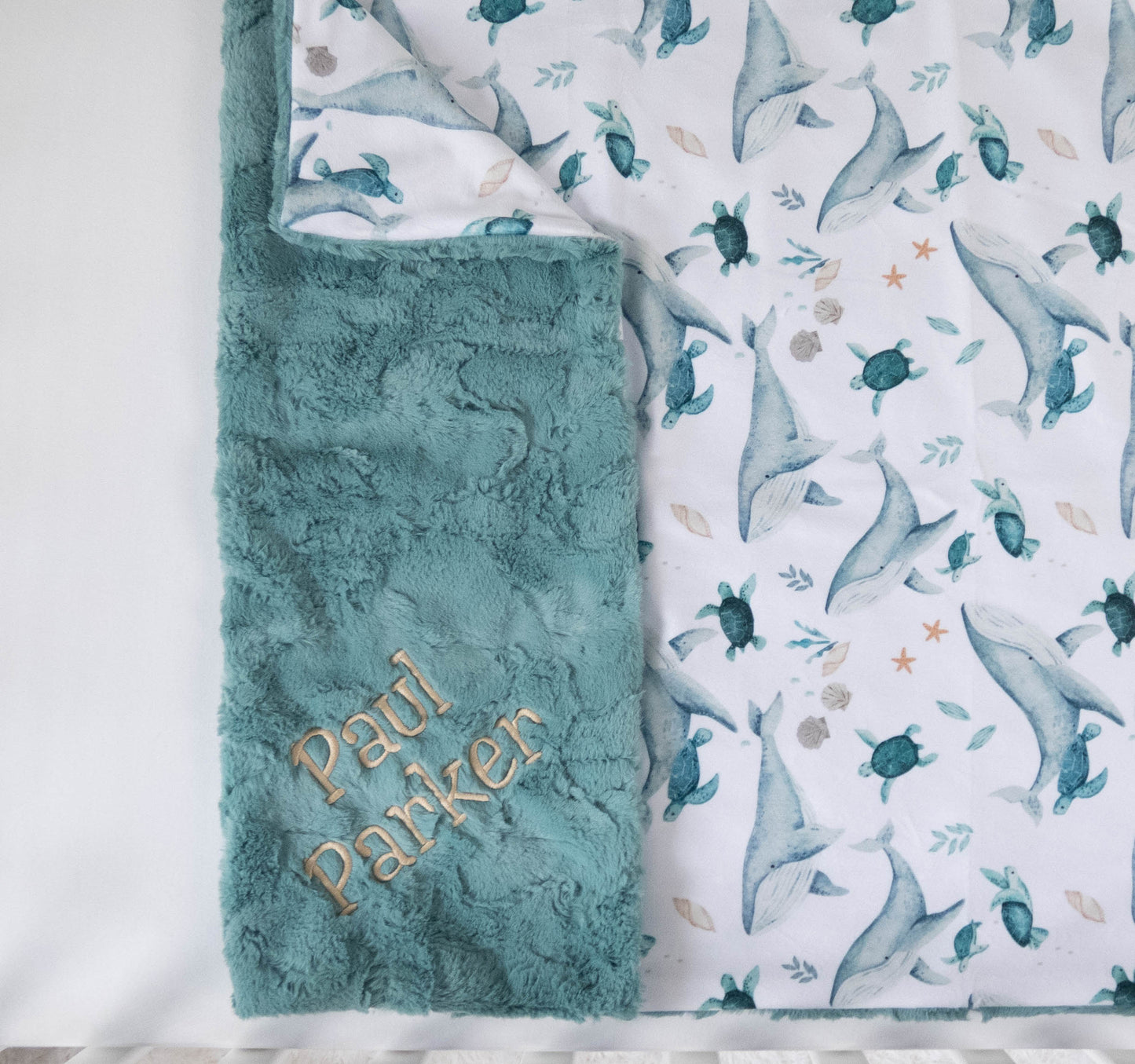 Under The Sea Personalized Child Blanket