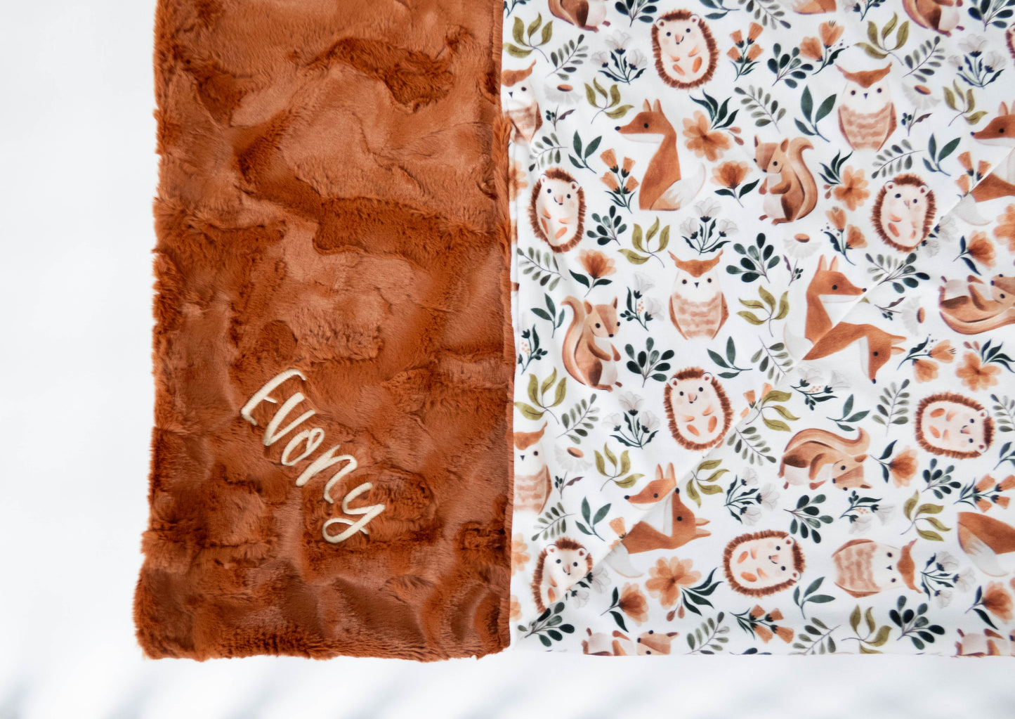 Wild Animal Party Personalized Child Blanket