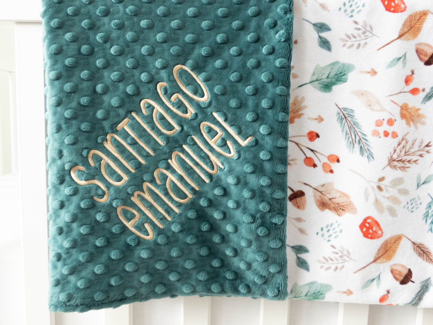 Autumn Forest Personalized Child Blanket