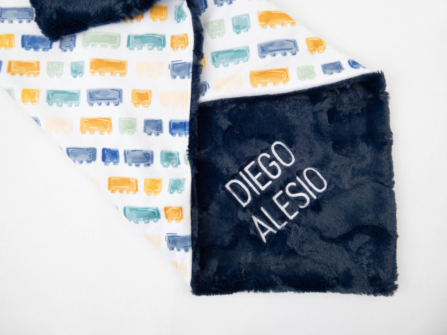 Building Blocks Personalized Baby Blanket