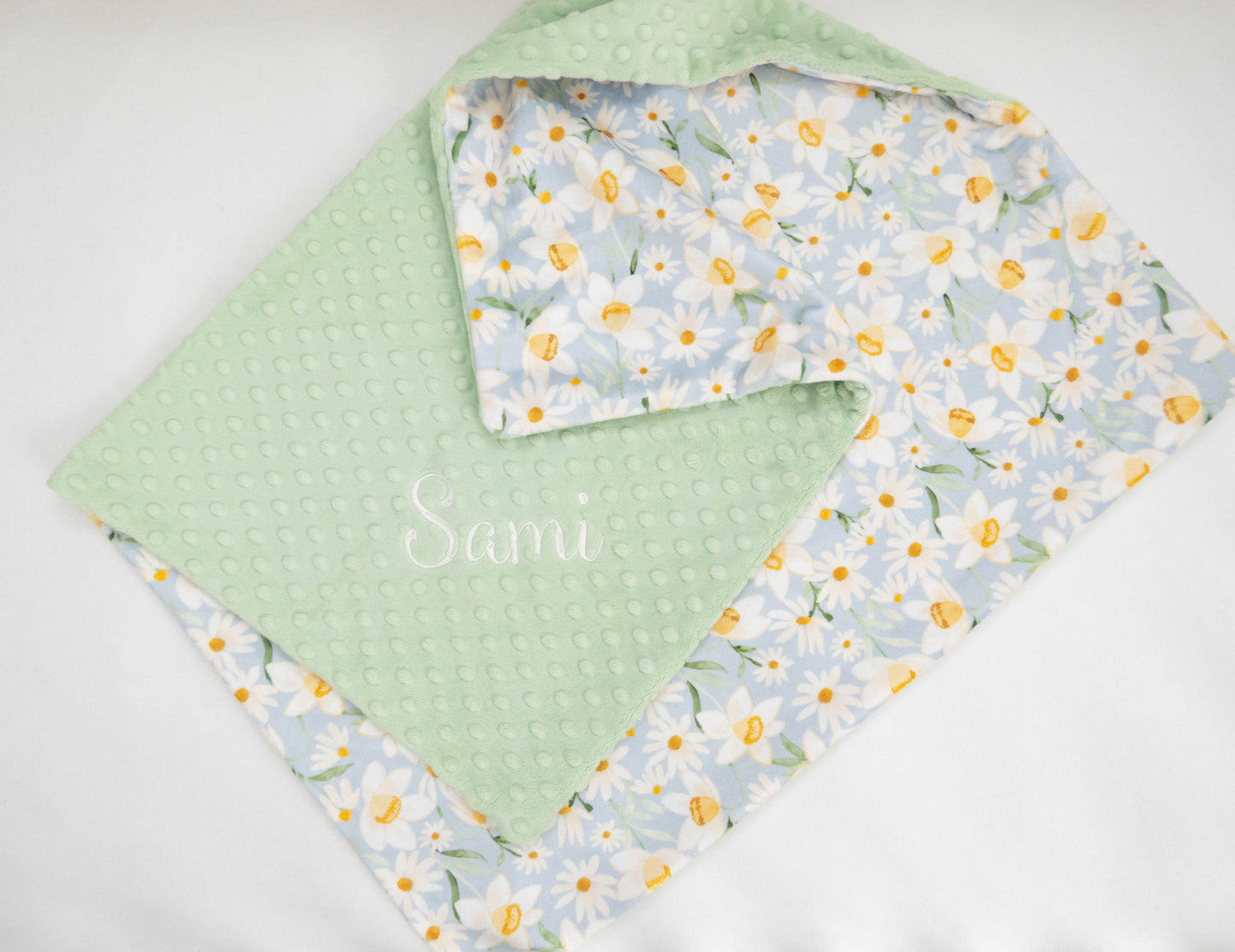 Daffodil Blues Personalized Child Blanket