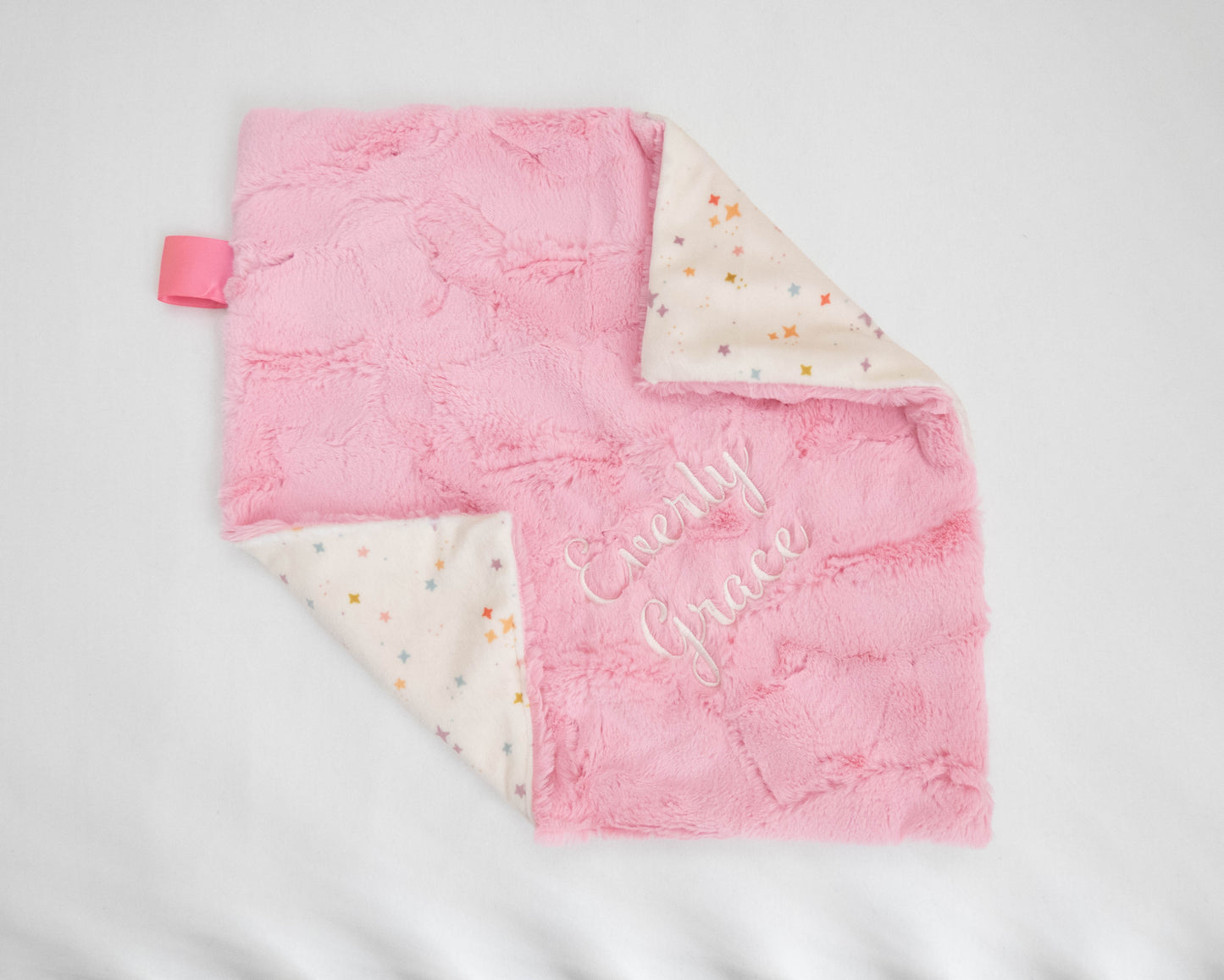 Fairytale Stars Personalized Lovey Size