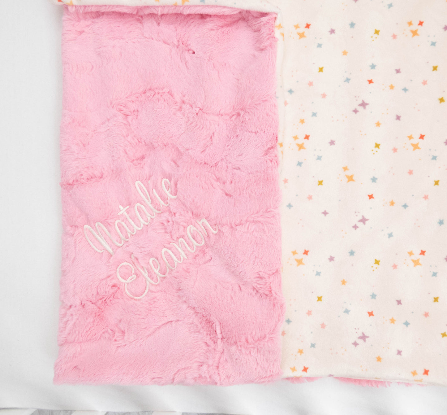 Fairytale Stars Personalized Baby Blanket