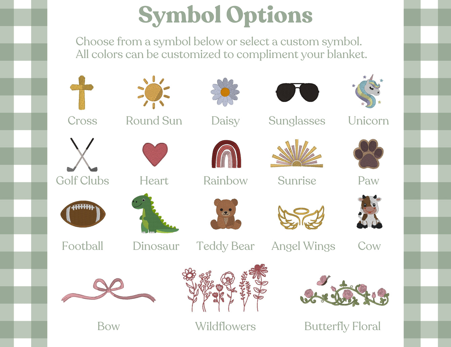 Woodland Friends Faces Personalized Child Blanket