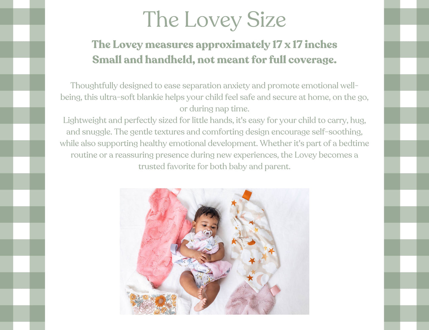 Golf Personalized Blanket Lovey Size