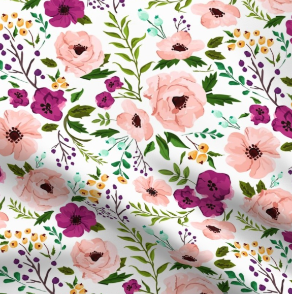 Josie Floral Lovey Size