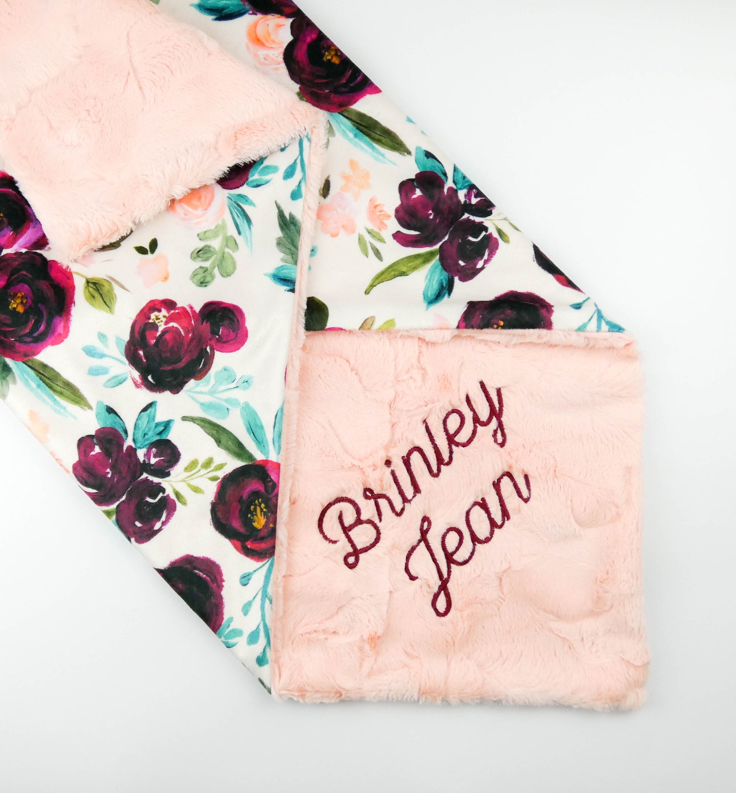 Valentina Rose Floral Baby Blanket