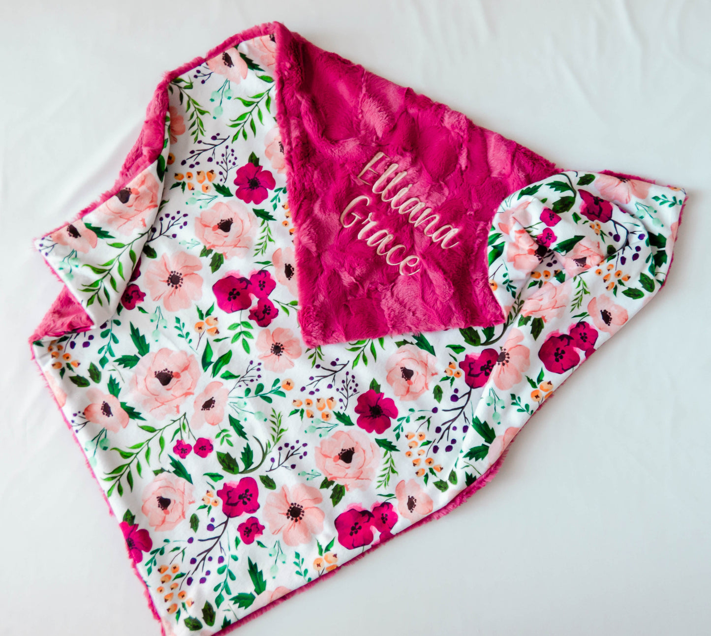 Josie Floral Baby Blanket
