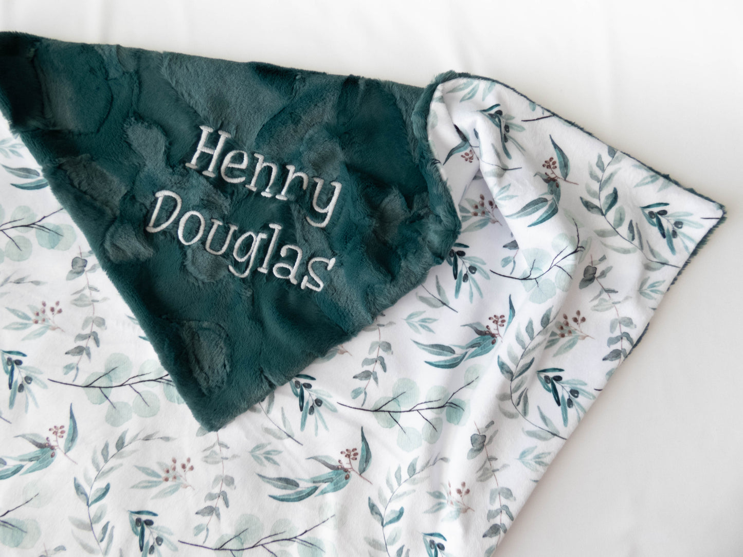 Eucalyptus Baby Blanket