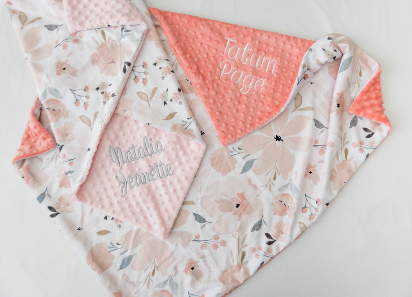 Grace Floral Baby Blanket