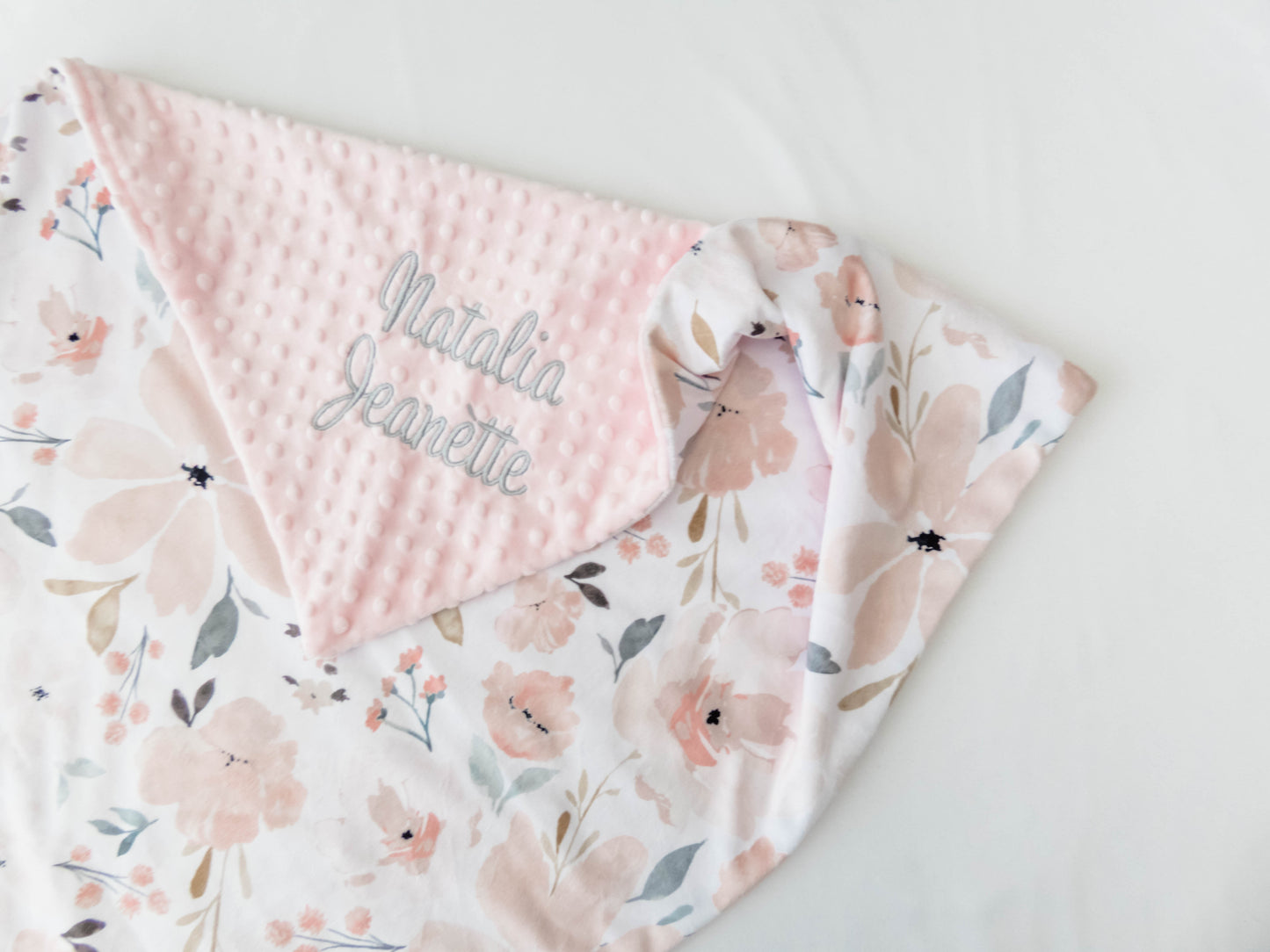 Grace Floral Baby Blanket