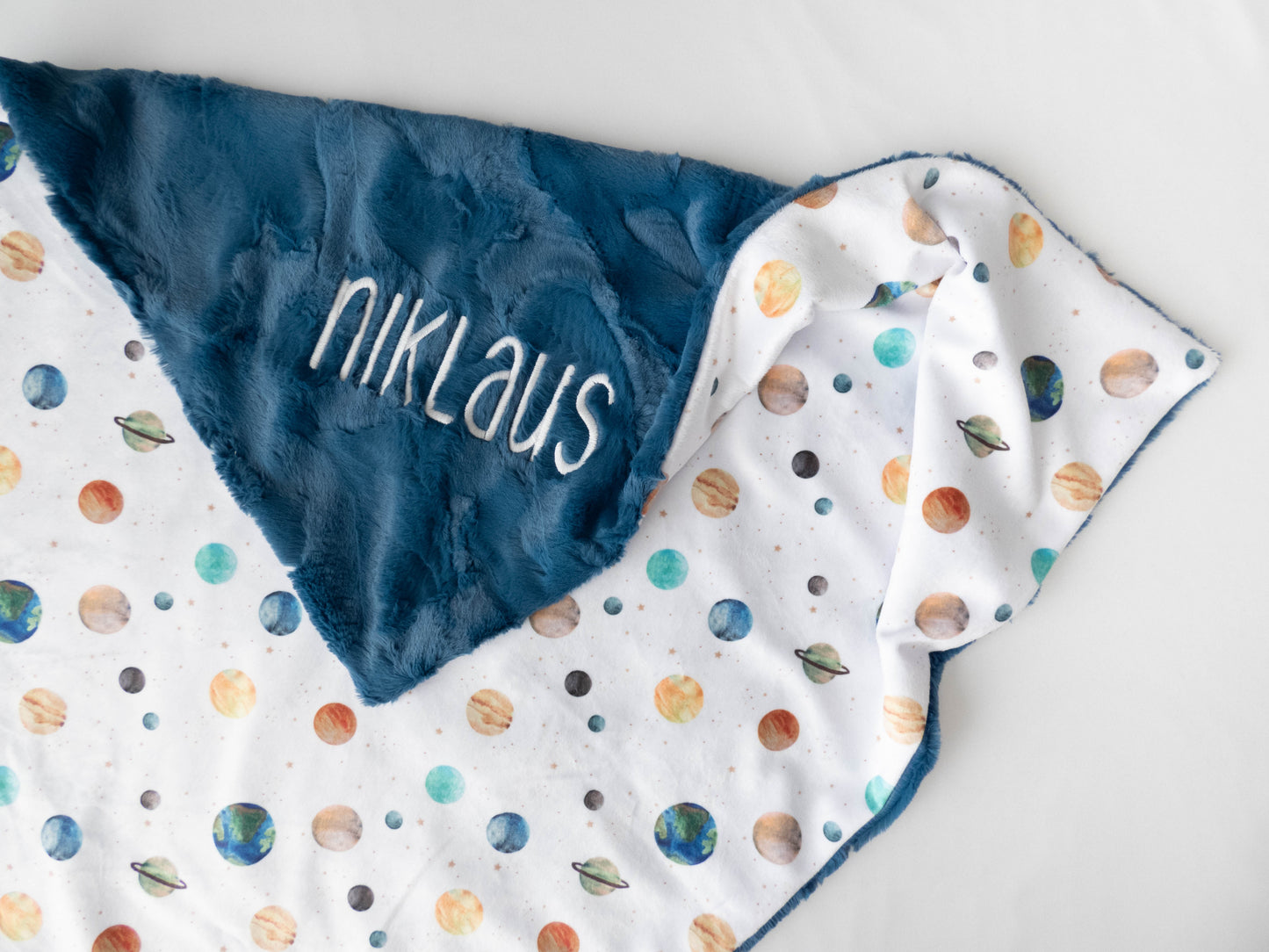 Solar System Baby Blanket