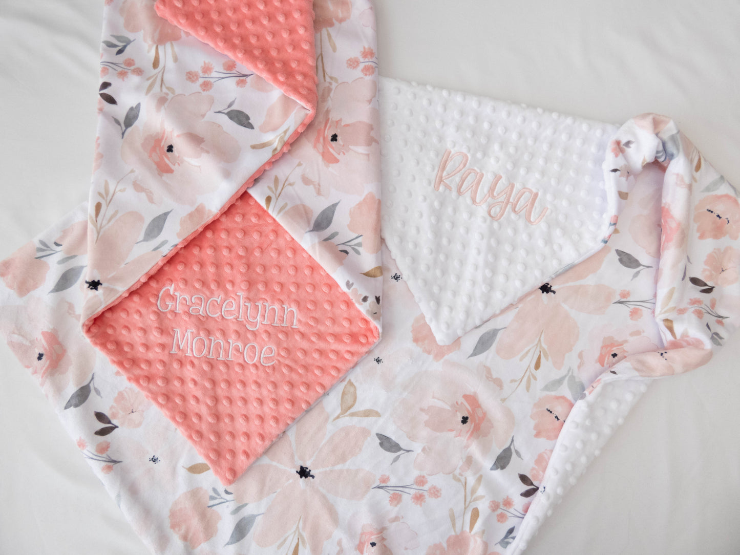 Grace Floral Baby Blanket