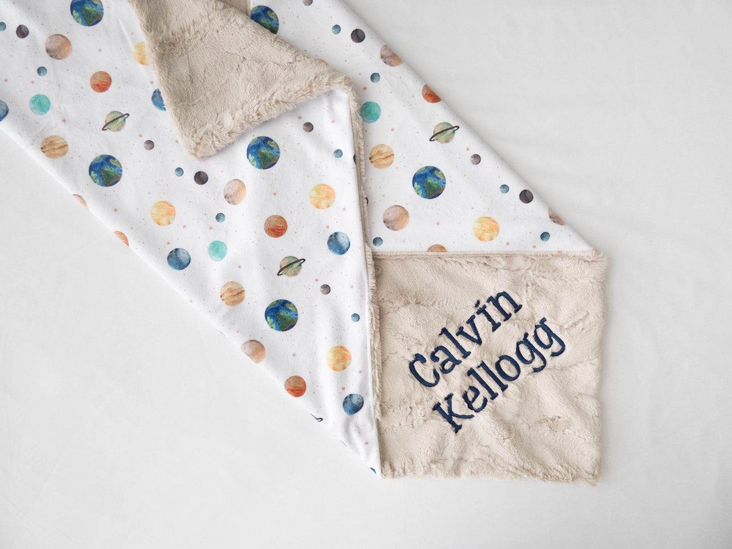Solar System Baby Blanket