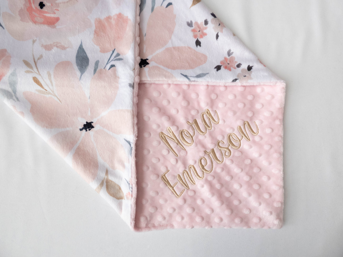 Grace Floral Baby Blanket