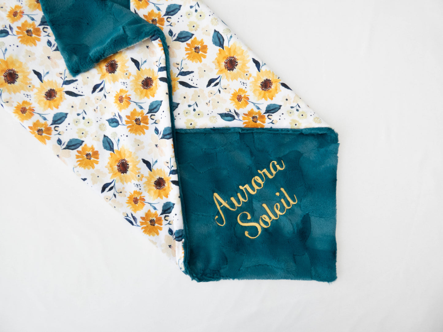 Sunflower Baby Blanket