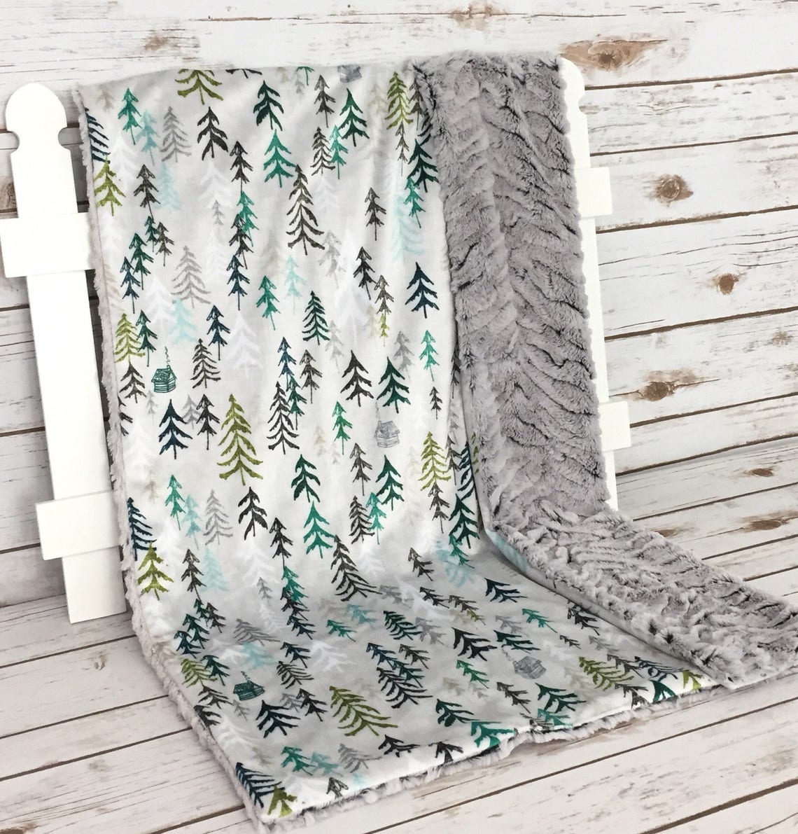 Solitude Pines Baby Blanket