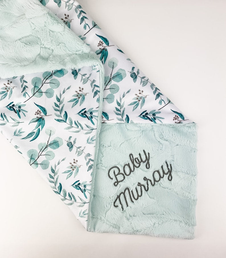 Eucalyptus Baby Blanket