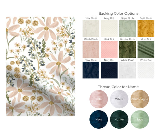 Daisy Dream Personalized Baby Blanket