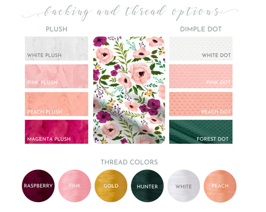 Josie Floral Baby Blanket