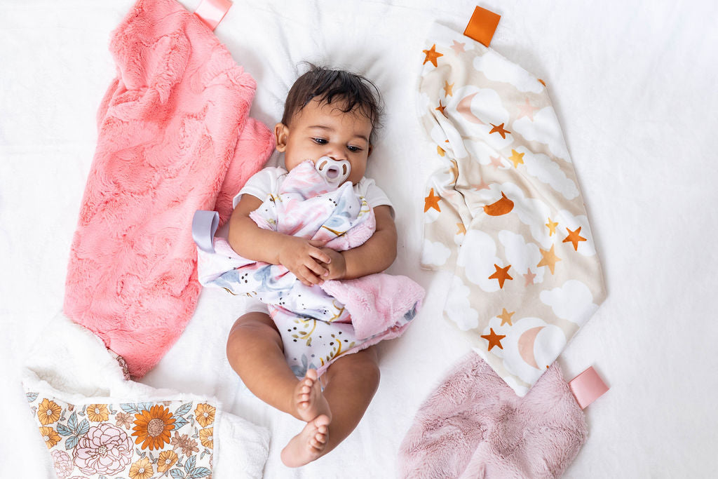 Neutral Stars Personalized Baby Blanket