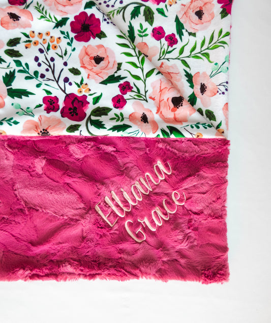 Josie Floral Child Blanket