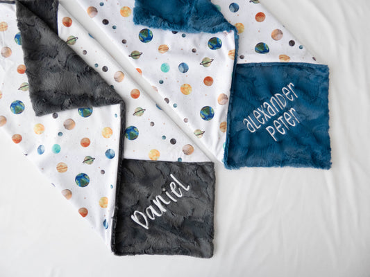 Solar System Baby Blanket