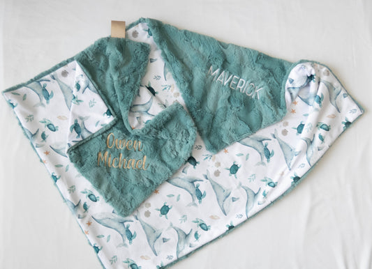Under The Sea Personalized Baby Blanket