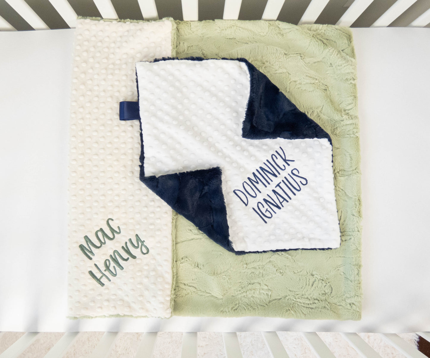 Solid Colors Personalized Baby Blanket