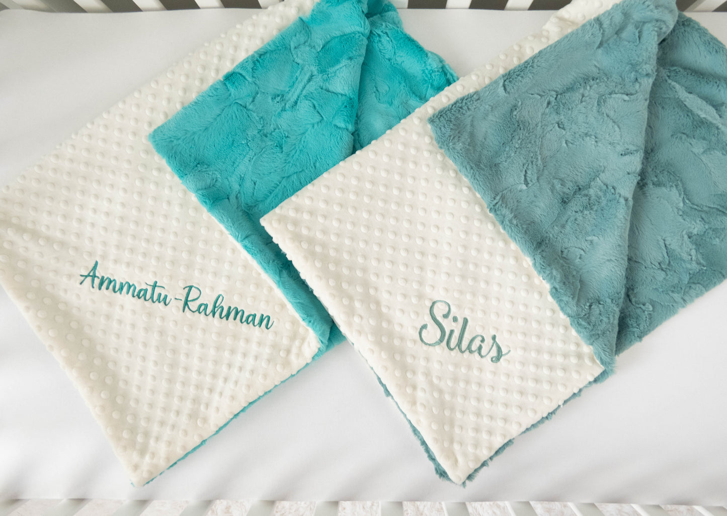 Solid Colors Personalized Baby Blanket