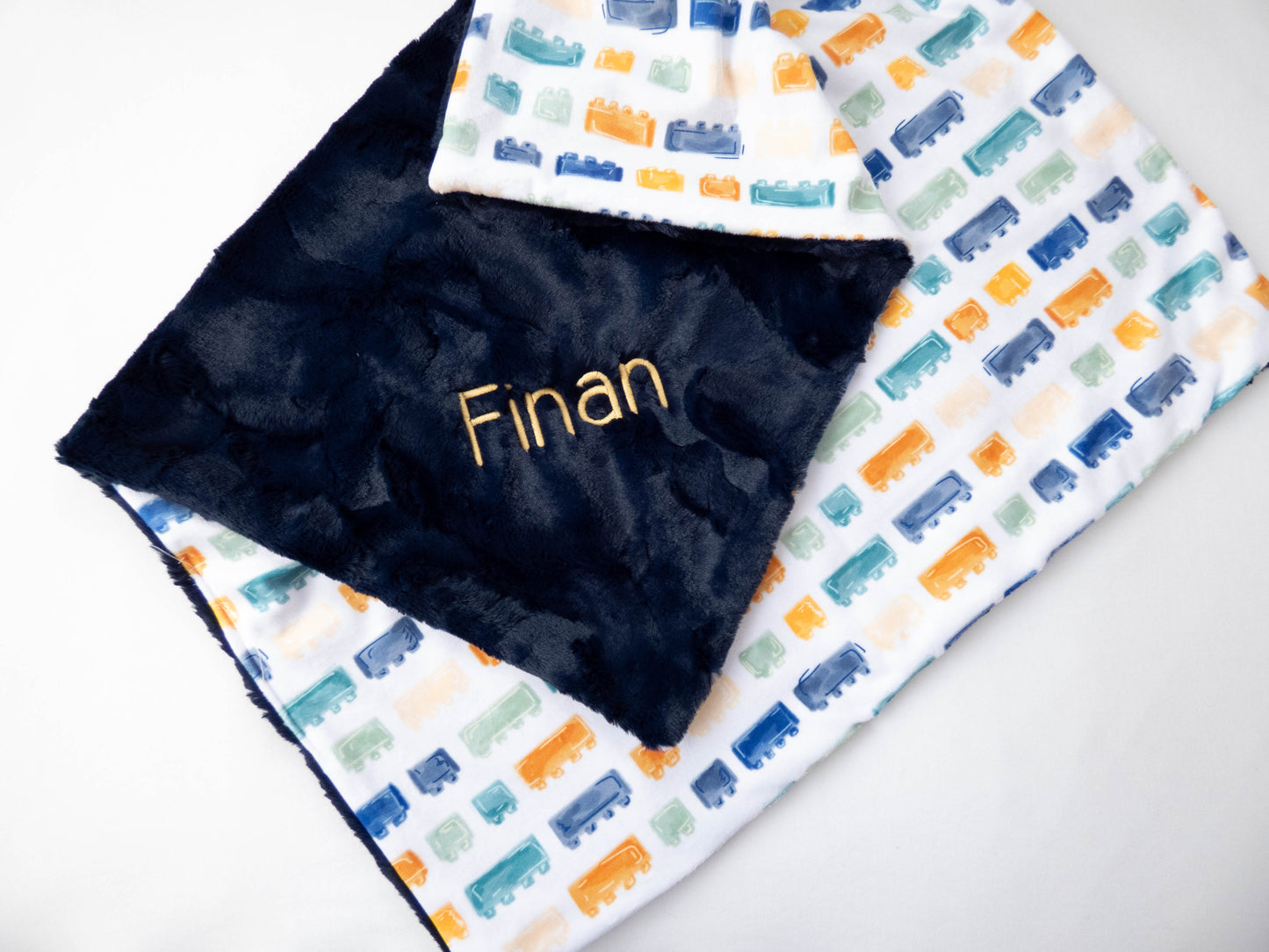 Building Blocks Personalized Baby Blanket