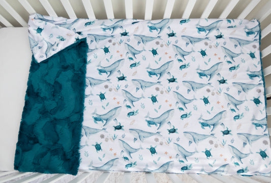 Under The Sea Personalized Child Blanket