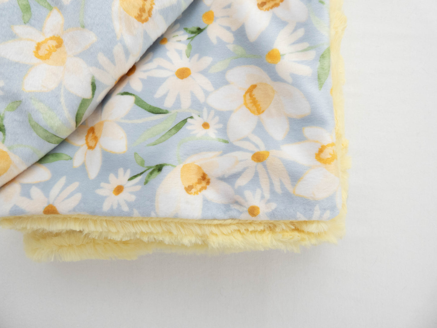 Daffodil Blues Personalized Baby Blanket