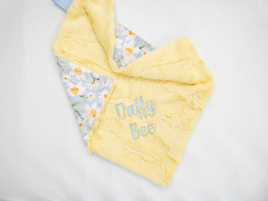 Daffodil Blues Personalized Baby Blanket
