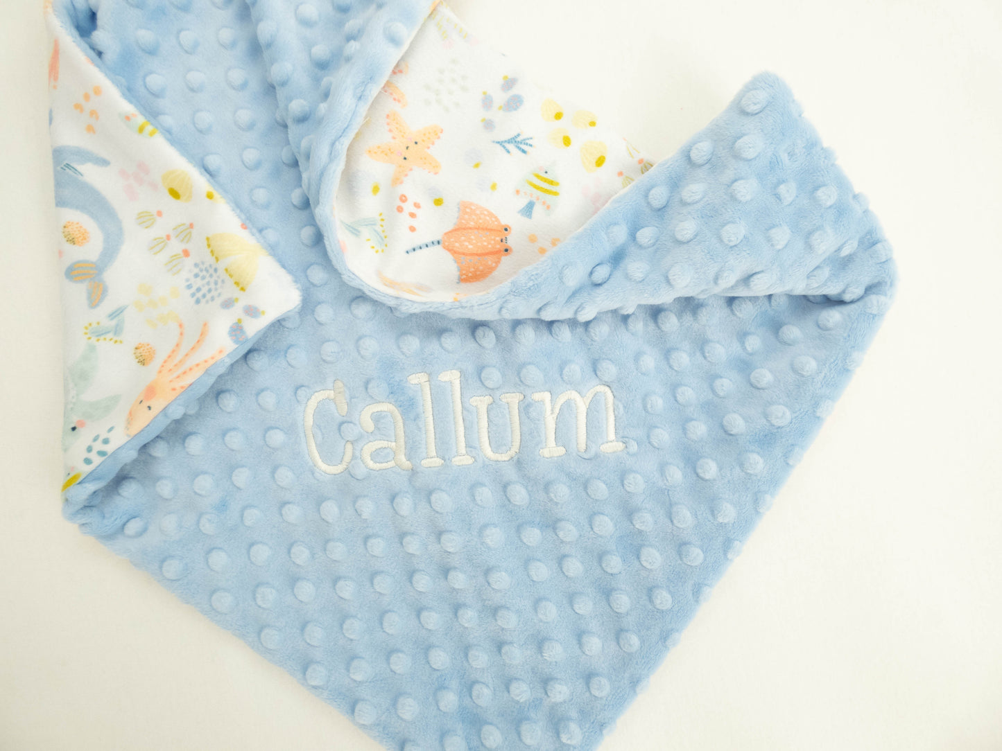 Ocean Friends Personalized Lovey Size