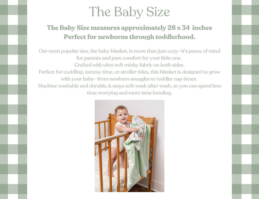 Solid Colors Personalized Baby Blanket