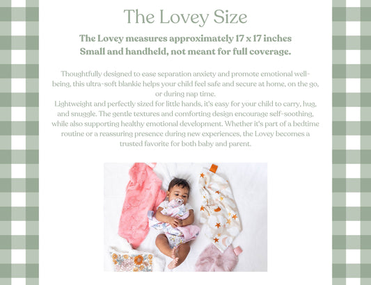 Teddy Bears Personalized Lovey Size