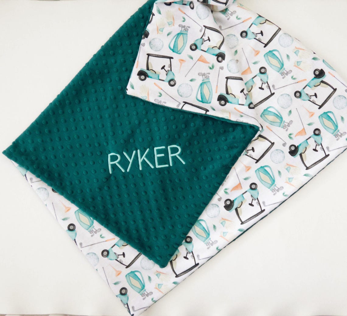 Golf Personalized Blanket Child Size