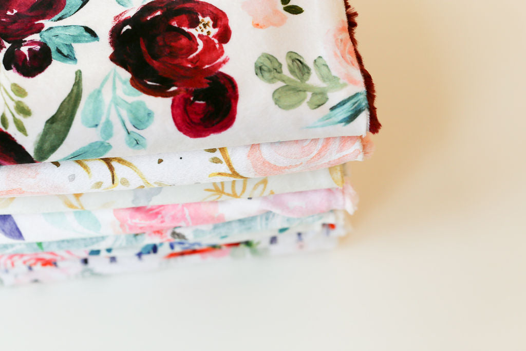 Valentina Rose Floral Baby Blanket
